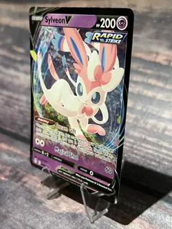 Sylveon V 074/203 Ultra Rare SWSH07: Evolving Skies Pokemon Card - Image 3