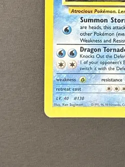 LP Giovanni's Gyarados Holo Gym Challenge 5/132 Pokemon Card - Image 4