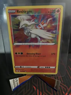 Pokemon Amazing Rare Reshiram 017/072 - SWSH Shining Fates AR NM - Image 1