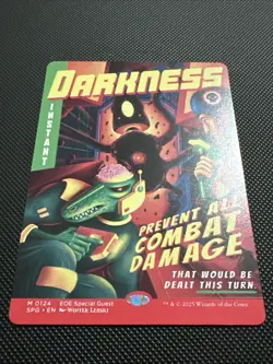 MTG Magic: The Gathering Edge of Eternities Darkness #124 Special Guest Card - Image 2