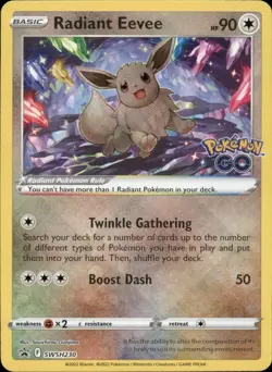 Radiant Eevee SWSH230 - Pokemon SWSH: Sword & Shield Promo Cards - LP - Image 1