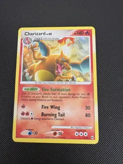 Charizard LV. 60 Arceus Cracked Ice Holo 1/99 Pokemon TCG 2009 Card MP - Image 1