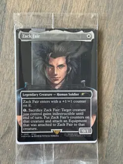 Sealed Zack Fair Magic the Gathering MTG Promo Card (FF7 Rebirth Switch 2 Bonus) - Image 1