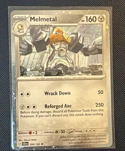Melmetal (Cosmos Holo) 104/142 Promo NM Pokemon Card - Image 1