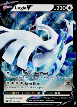 Jumbo Cards Lugia V SWSH301 Holo NM - Image 1