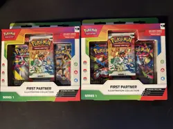 2 Pokemon First Partner Illustration Collection Series 1 3-Pack Promo Cards EN - Image 1