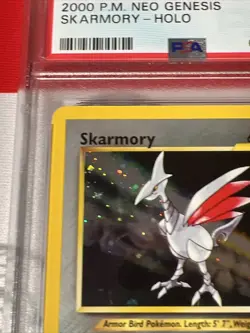 POP 18 PSA 10 GEM MINT Skarmory Neo Genesis Unlimited Holo Pokemon Card 13/111 - Image 4