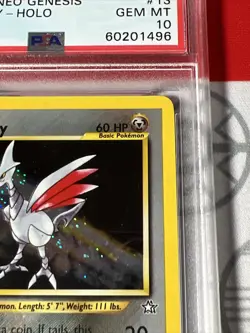 POP 18 PSA 10 GEM MINT Skarmory Neo Genesis Unlimited Holo Pokemon Card 13/111 - Image 5