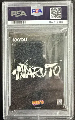 2025 KAYOU NARUTO SMRITI COLLECTIBLE CARD #001L5 HINATA HYUGA PSA 10 - Image 2