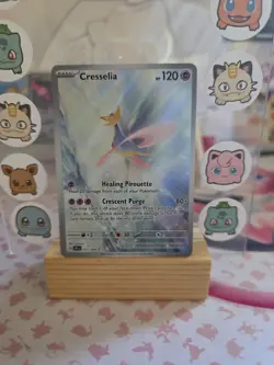 Pokemon Cards Cresselia 071/064 Shrouded Fable Illustration Rare NM - Image 1