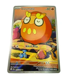 Darumaka 097/086 Secret Rare Holo Pokemon Card - BLK EN - Basic HP 80 Fire TCG - Image 1