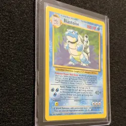Pokemon TCG Rare Base Set Blastoise Holo Card 2/102 Very Good Condition - WoTC - Image 4