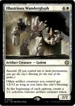 Illustrious Wanderglyph - The Lost Caverns of Ixalan Commander #9 - Near Mint - - Image 1