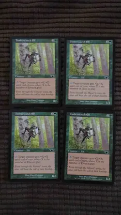 Magic: the Gathering / MtG Timberwatch Elf x4 Legions - Image 1
