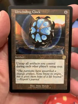 Unwinding Clock - Retro Frame - The Brothers War (MTG) - Image 1