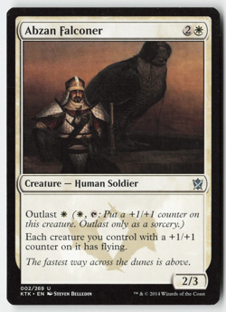 Abzan Falconer #2 (LP) Khans of Tarkir KTK Magic MTG - Image 1