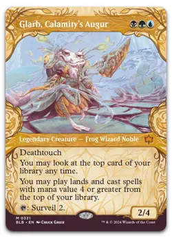 Glarb, Calamity's Augur (Showcase) #331 (NM) Bloomburrow BLB Magic MTG - Image 1