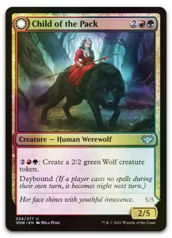 Child of the Pack #234 (Foil) (NM) Crimson Vow VOW Magic MTG - Image 1