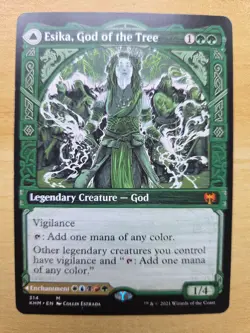 Esika, God of the Tree (Showcase) Kaldheim Regular NM - Image 1