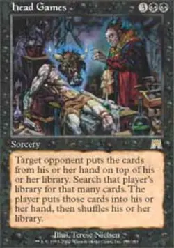 MTG Head Games, Onslaught, Damaged, English - Image 1
