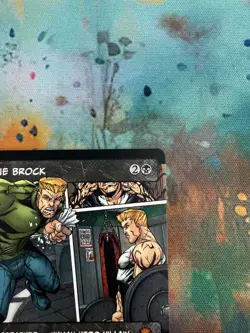 2025 MTG Eddie Brock #224 Borderless Spider Man Marvel Mythic - Image 3