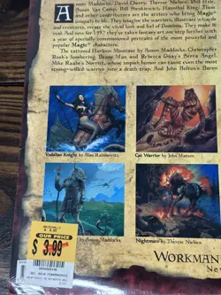 Vintage Sealed Magic The Gathering 1997 Wall Calendar 12 Magic Art Paintings - Image 3