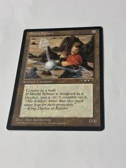 MTG 1996 Magic The Gathering Vintage Alliances Shield Sphere Lightly Played M139 - Image 1