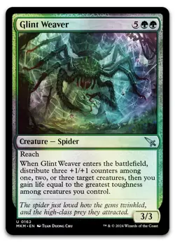 Glint Weaver #162 (Foil) (NM) Murders Karlov Manor MKM Magic MTG - Image 1