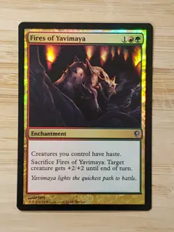 MTG - FIRES OF YAVIMAYA *Foil* (CNS) NM Magic the Gathering - Unplayed - Image 1