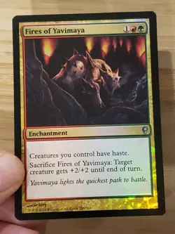 MTG - FIRES OF YAVIMAYA *Foil* (CNS) NM Magic the Gathering - Unplayed - Image 2
