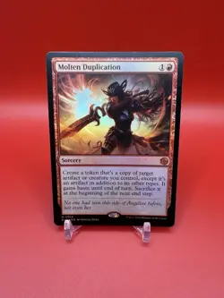 MTG Molten Duplication 0014 Foil Outlaws of Thunder Junction: The Big Score NM - Image 1