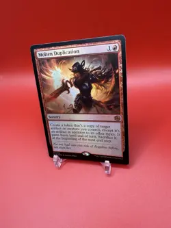 MTG Molten Duplication 0014 Foil Outlaws of Thunder Junction: The Big Score NM - Image 2
