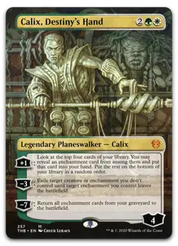 Calix, Destiny's Hand (Borderless) #257 (NM) Theros Beyond Death THB Magic MTG - Image 1