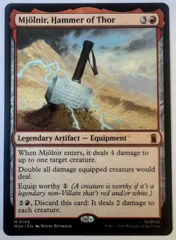 Mjolnir, Hammer of Thor- Magic The Gathering: Marvel Super Heroes 0146 - Image 1