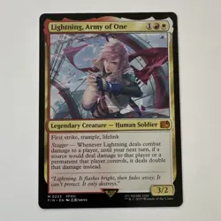 MTG Final Fantasy Lightning, Army of One #233 Mythic English Non-Foil Magic - Image 1