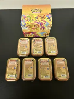 Pokemon TCG Scarlet & Violet 151 Mini Tin Lot Of 7x W/display Case New Sealed 820650863066 - Image 2