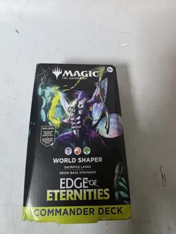 Magic The Gathering Edge Of Eternities Commander Deck World Sharper Brand New - Image 1