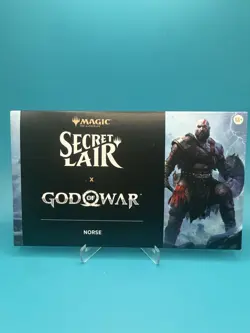 MTG Secret Lair x God of War Norse Sealed Box 2025 Magic Kratos PlayStation New - Image 2