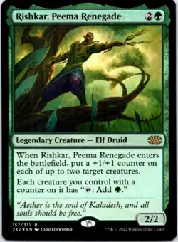 Rishkar, Peema Renegade (Foil) Double Masters 2022, 157 NM - Image 1