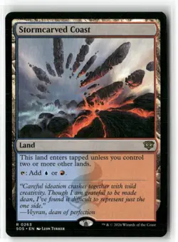 Stormcarved Coast 263 Rare Secrets of Strixhaven Magic: The Gathering Near Mint - Image 1