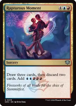RAPTUROUS MOMENT X3 (ONE IS FOIL) *SECRETS OF STRIXHAVEN* - Image 1