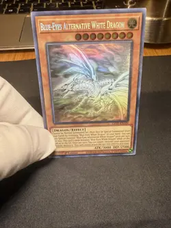 Yu-Gi-Oh! Blue-Eyes Alternative White Dragon Ghost Rare GFTP-EN129 1st Edition - Image 1