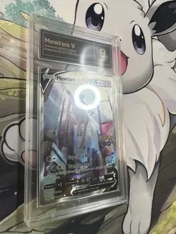 2022 Pokemon Go Mewtwo V 072/078 Ultra Rare TCG 9 Mint - Image 2
