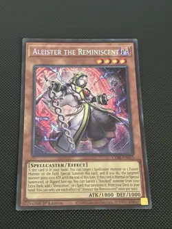 Yugioh! - Aleister the Reminiscent (Secret Rare) CORI-EN015 Chaos Origins 1st NM - Image 1