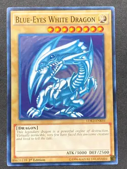 Blue-Eyes White Dragon (Version 2) LDK2-ENK01 Common Unlimited Yugioh TCG LP - Image 1