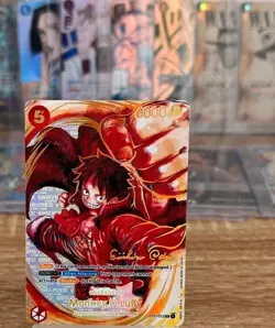 One Piece TCG ST01-012 SP Monkey.D.Luffy Oda Sign Awakening of the New Era ENG - Image 1