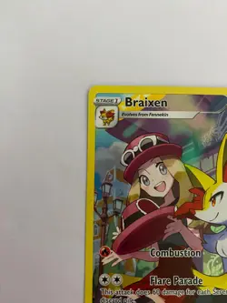 Braixen TG01/TG30 Holo Silver Tempest Trainer Gallery Pokemon NM/M - Image 3