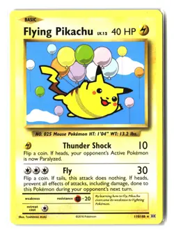 Flying Pikachu 110/108 Secret Rare Regular - Image 1