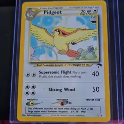 Pokemon TCG Pidgeot 02/18 Southern Islands Promo Regular EN HP 70 Stage 2 - Image 1