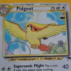 Pokemon TCG Pidgeot 02/18 Southern Islands Promo Regular EN HP 70 Stage 2 - Image 2